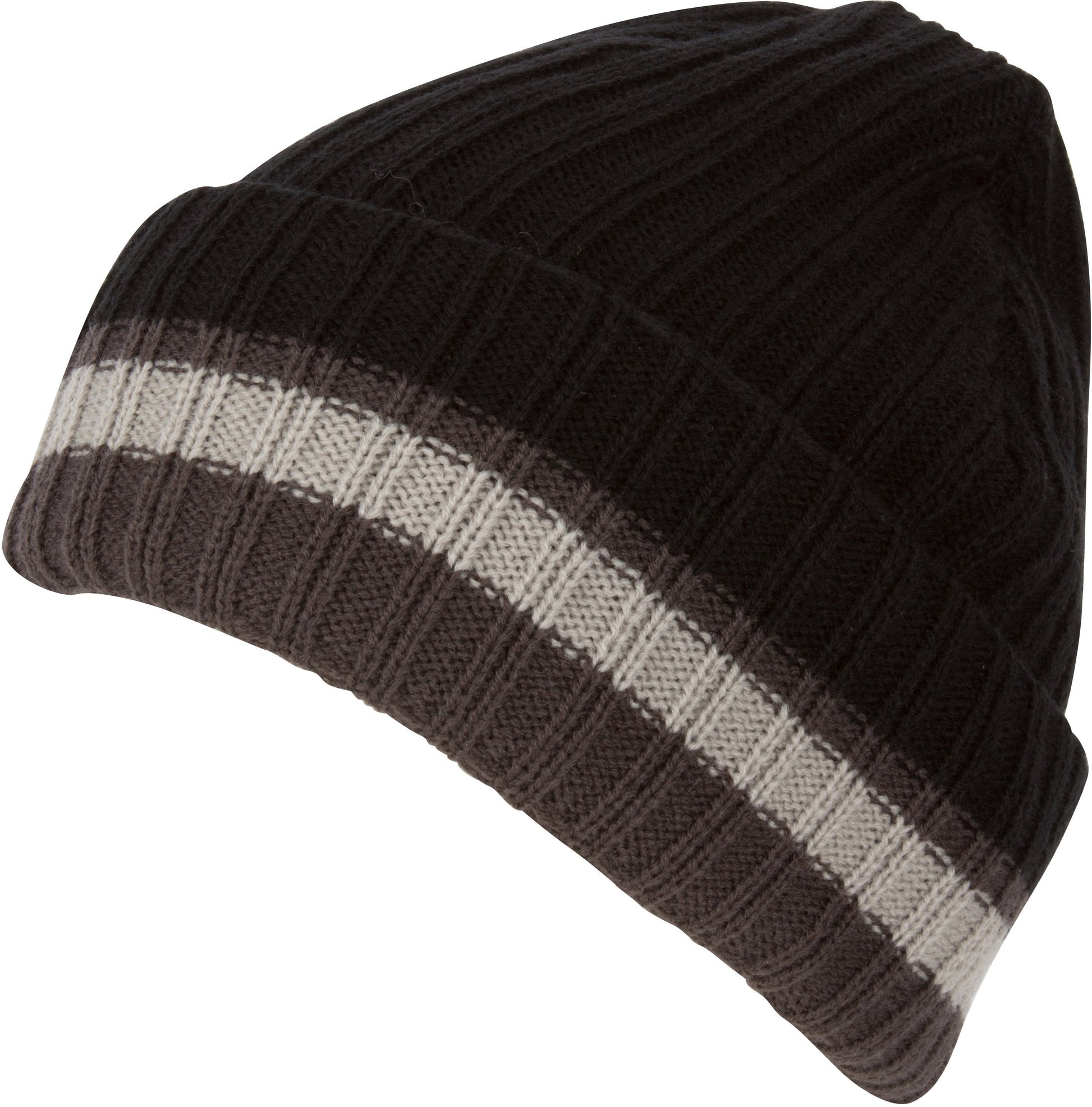 Sakkas Sam Unisex Ribbed Stripe Beanie Cap - Concordia Style Boutique