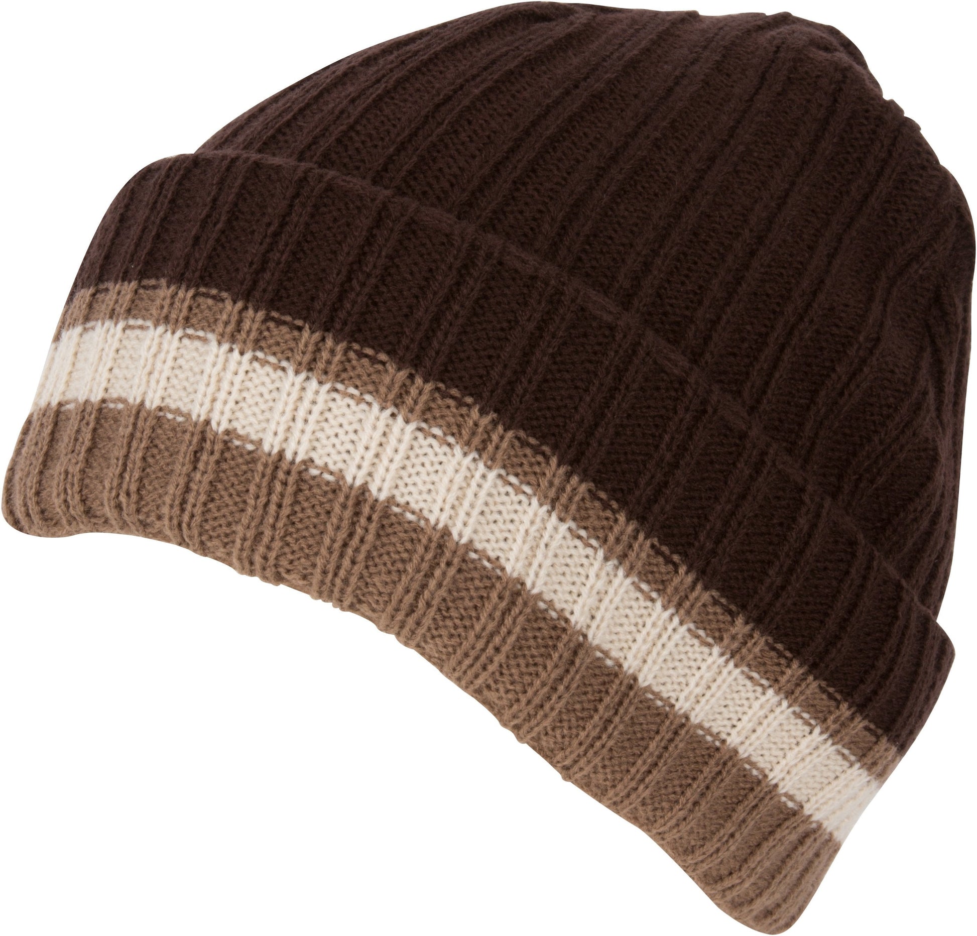 Sakkas Sam Unisex Ribbed Stripe Beanie Cap - Concordia Style Boutique