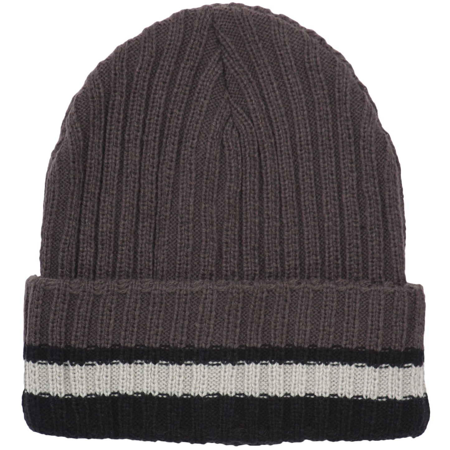 Sakkas Sam Unisex Ribbed Stripe Beanie Cap - Concordia Style Boutique