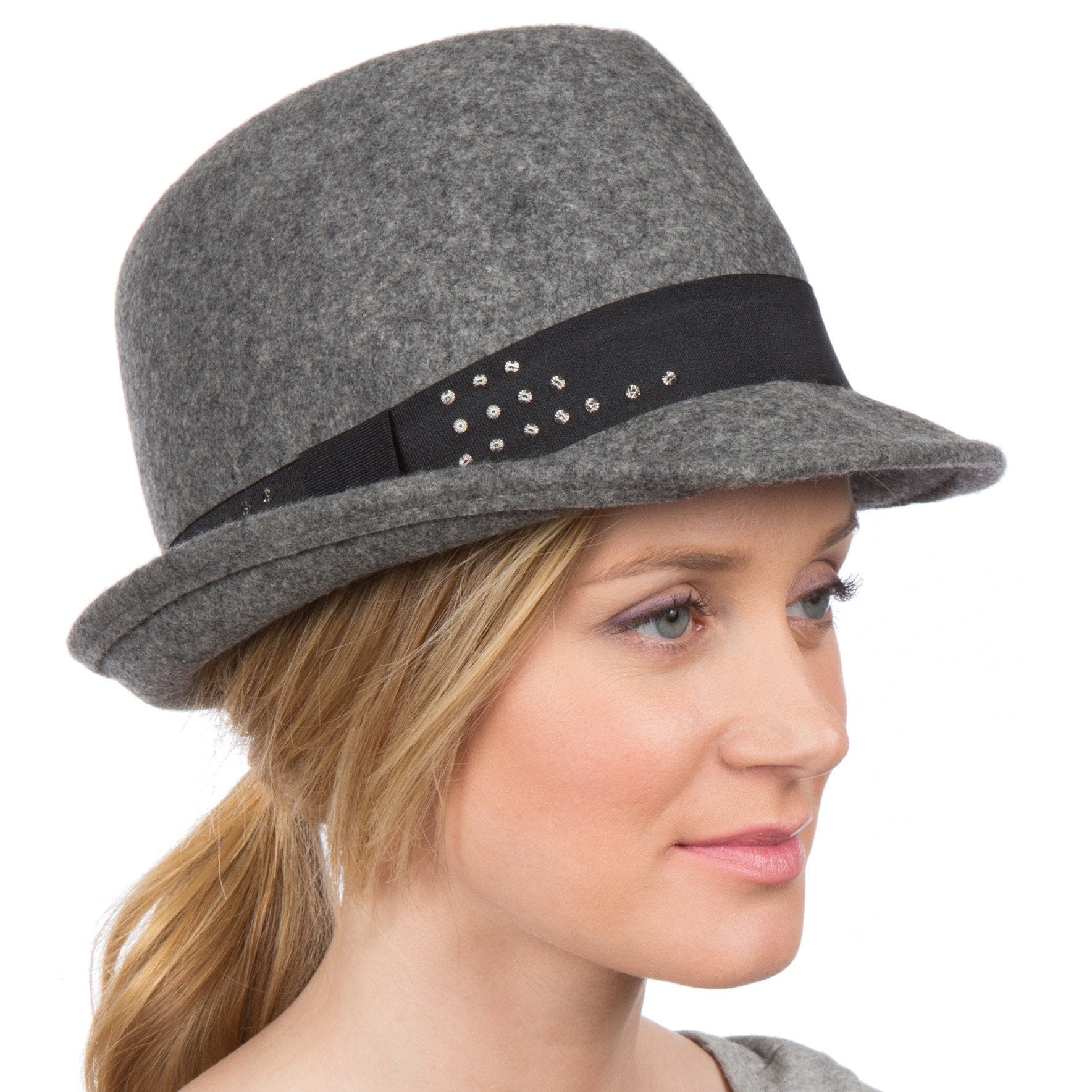 Sakkas Veronica Wool Trilby Fedora - Concordia Style Boutique