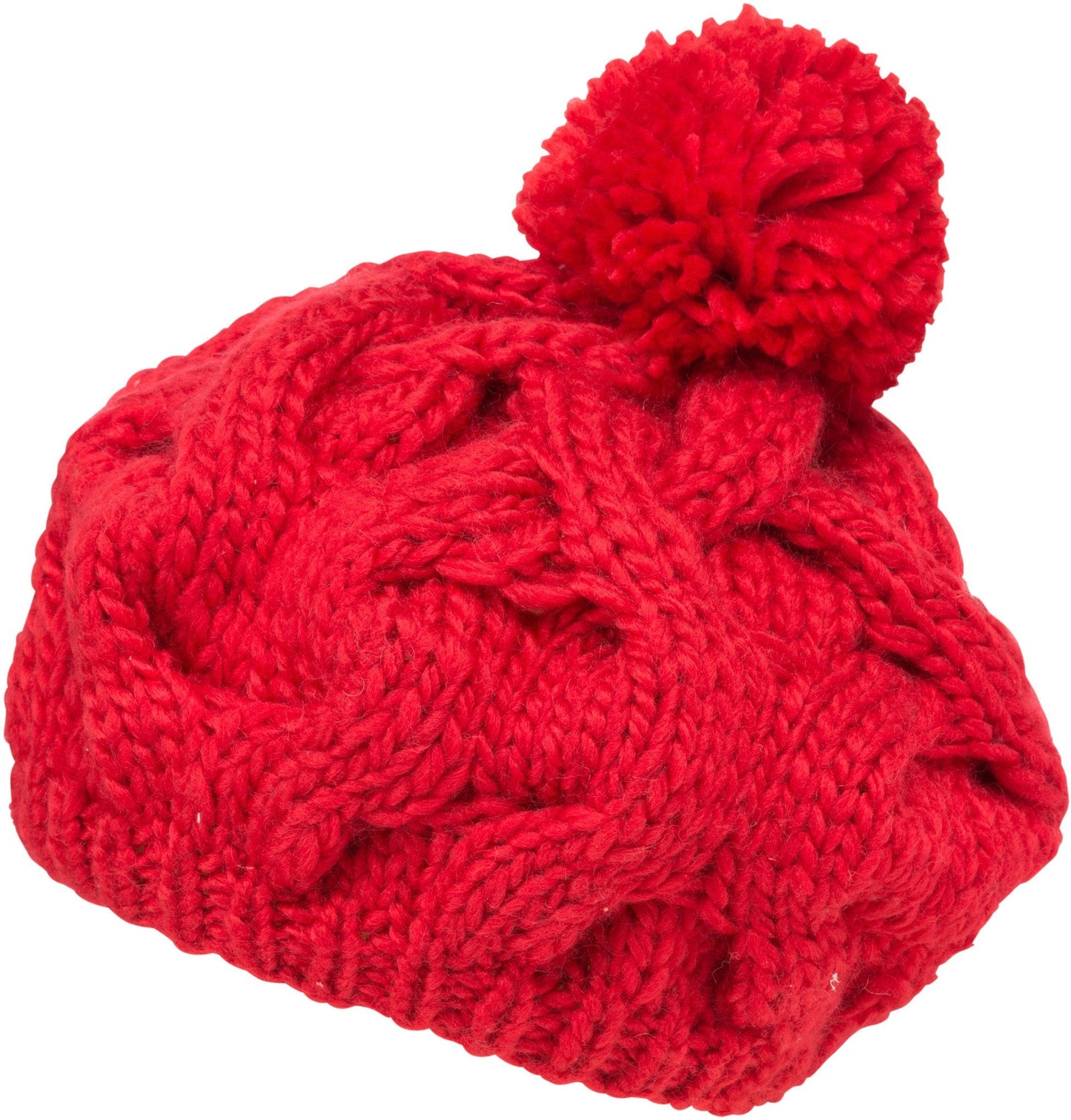 Sakkas Cable Knit Pom Pom Thick Slouch Hat - Concordia Style Boutique