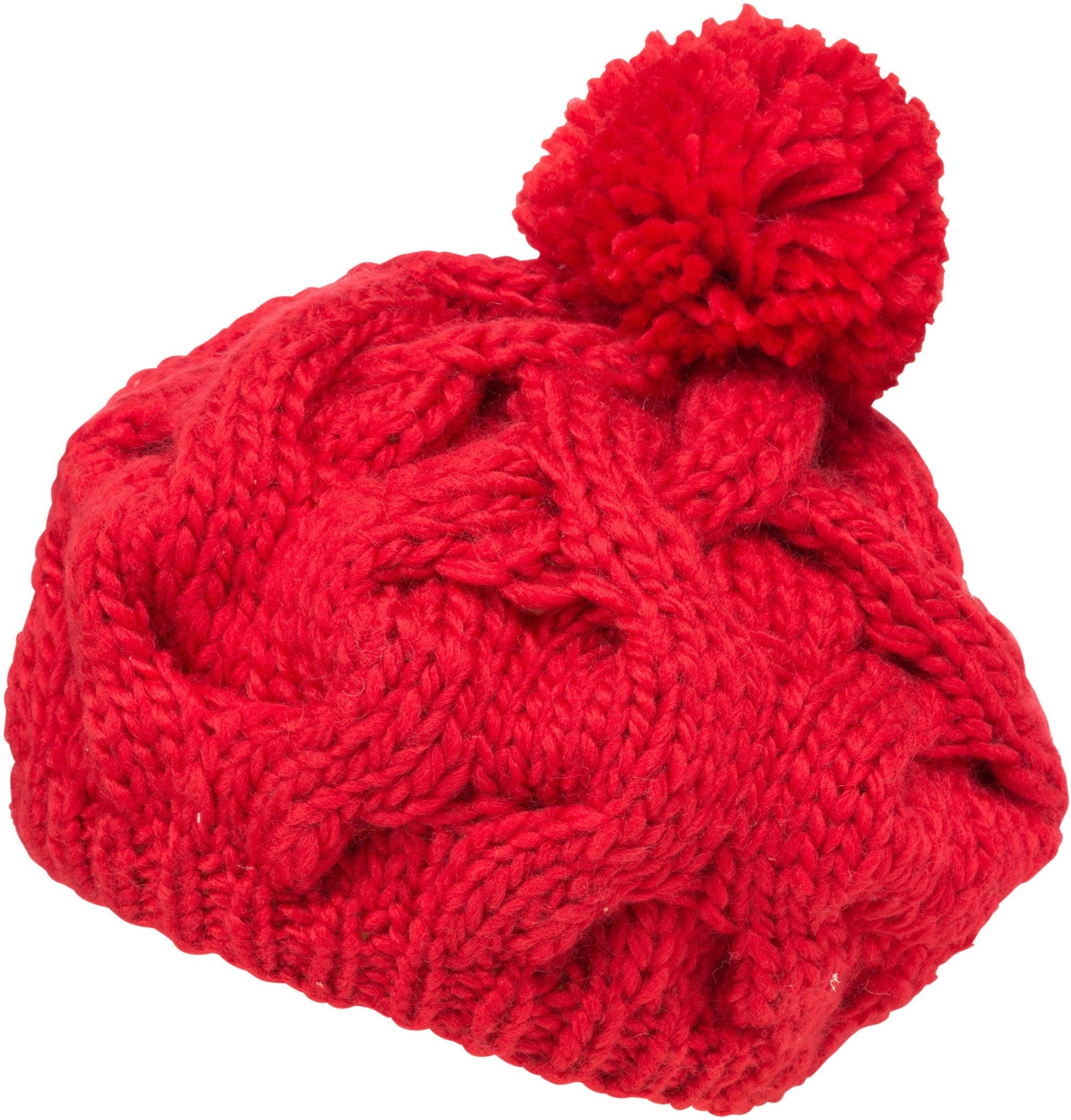 Sakkas Cable Knit Pom Pom Thick Slouch Hat - Concordia Style Boutique