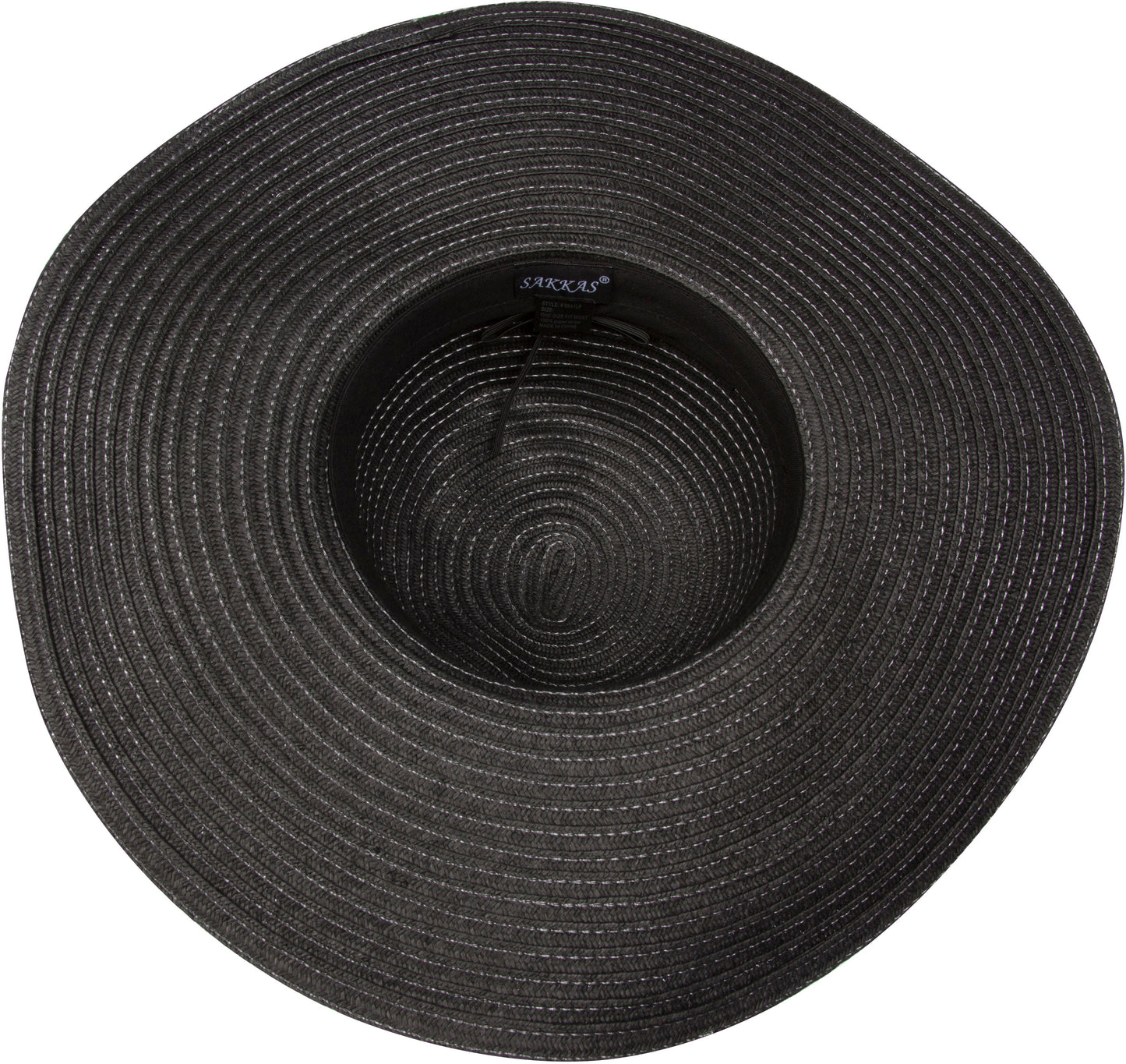 Sakkas Bella UPF 50+ 100% Paper Straw Flower Accent Wide Brim Floppy Hat - Concordia Style Boutique
