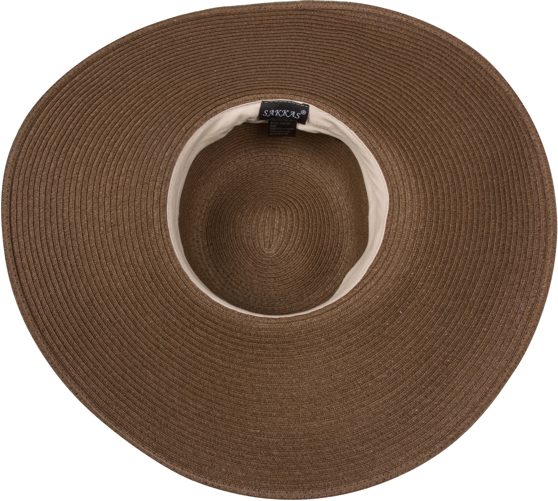 Sakkas Bella UPF 50+ 100% Paper Straw Flower Accent Wide Brim Floppy Hat - Concordia Style Boutique