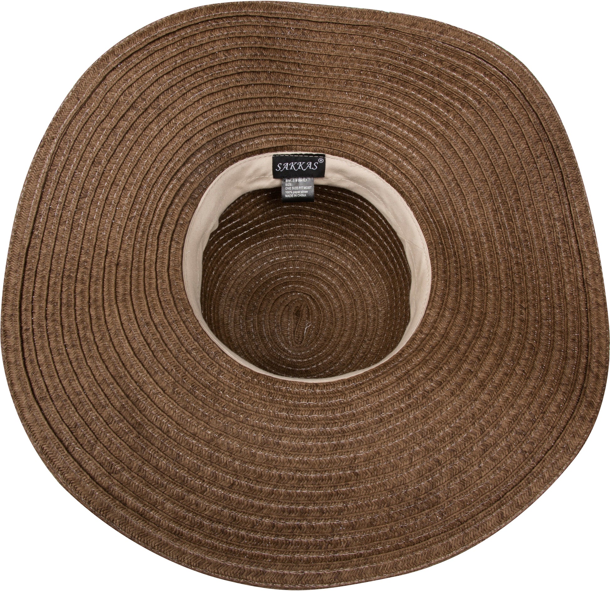 Sakkas Daisy UPF 50+ 100% Paper Straw Flower Accent Wide Brim Floppy Hat - Concordia Style Boutique