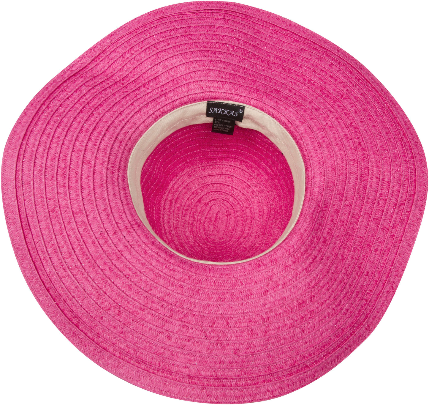 Sakkas Daisy UPF 50+ 100% Paper Straw Flower Accent Wide Brim Floppy Hat - Concordia Style Boutique