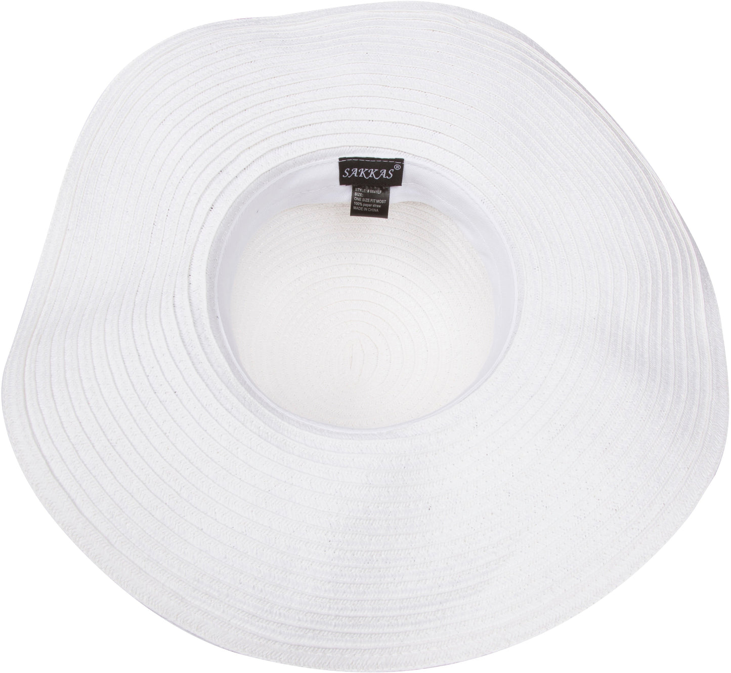 Sakkas Daisy UPF 50+ 100% Paper Straw Flower Accent Wide Brim Floppy Hat - Concordia Style Boutique