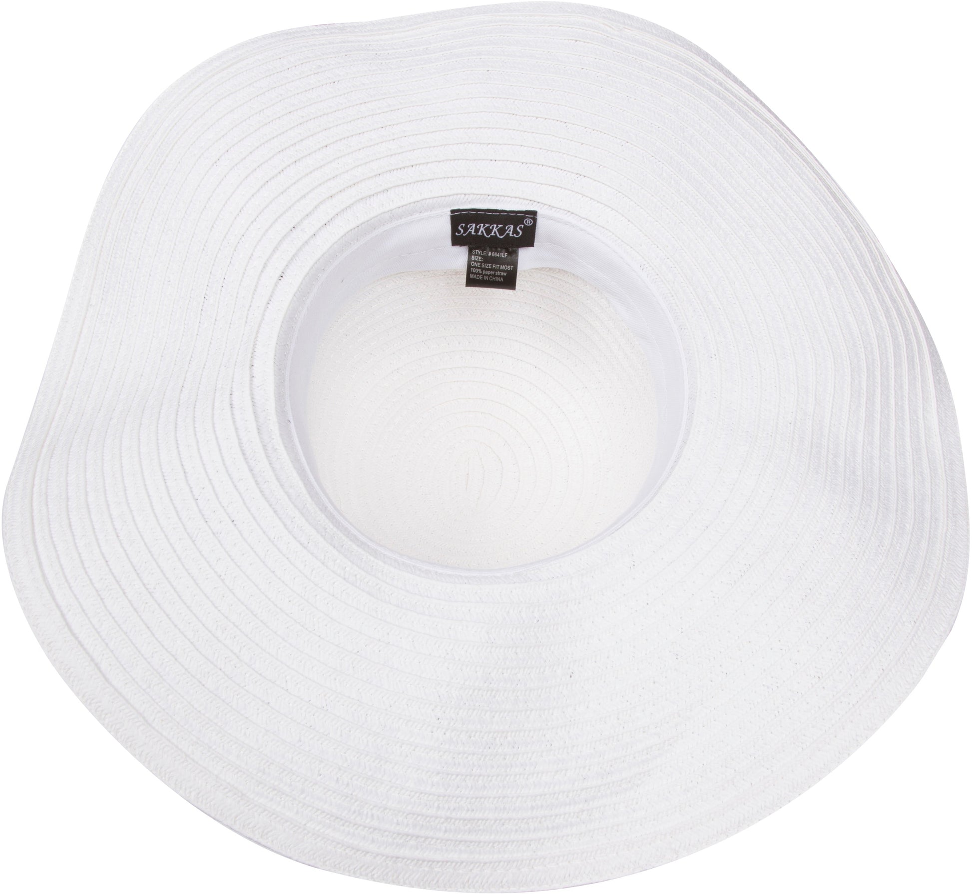 Sakkas Daisy UPF 50+ 100% Paper Straw Flower Accent Wide Brim Floppy Hat - Concordia Style Boutique