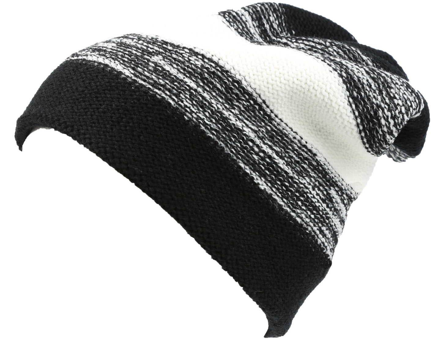 Sakkas Balmn Long Tall Classic Striped Heather Faux Fur Lined Unisex Beanie Hat - Concordia Style Boutique