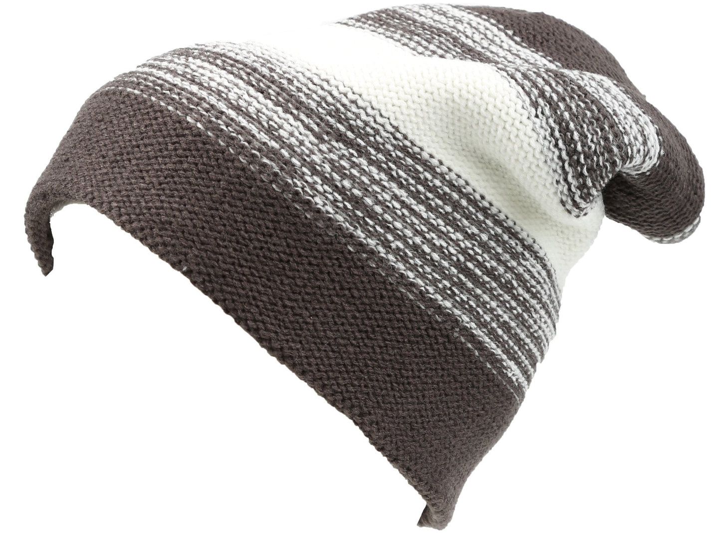 Sakkas Balmn Long Tall Classic Striped Heather Faux Fur Lined Unisex Beanie Hat - Concordia Style Boutique