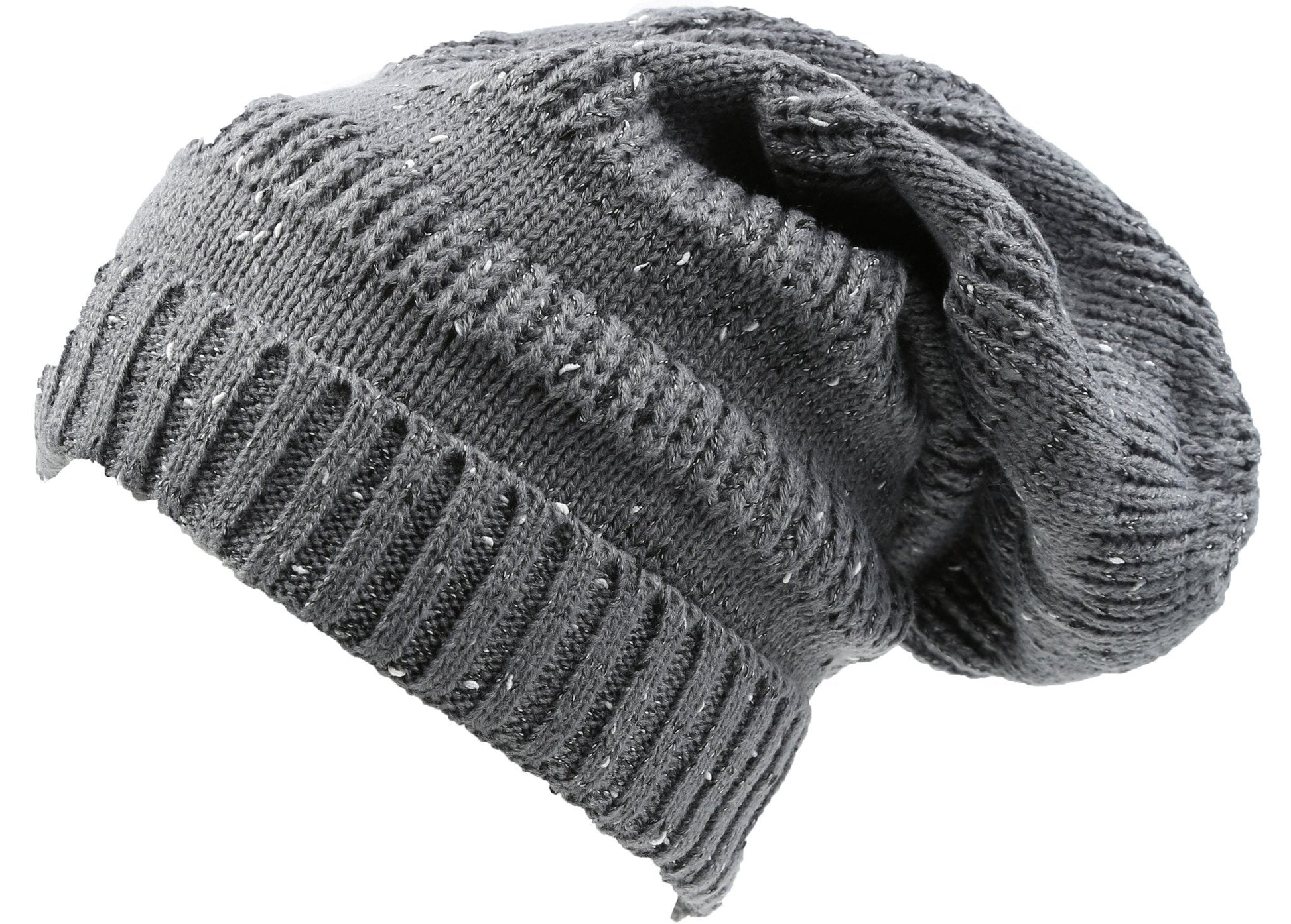 Sakkas Kase Long Tall Slouchy Striped Knit Fishermans Unisex Solid Beanie Hat - Concordia Style Boutique