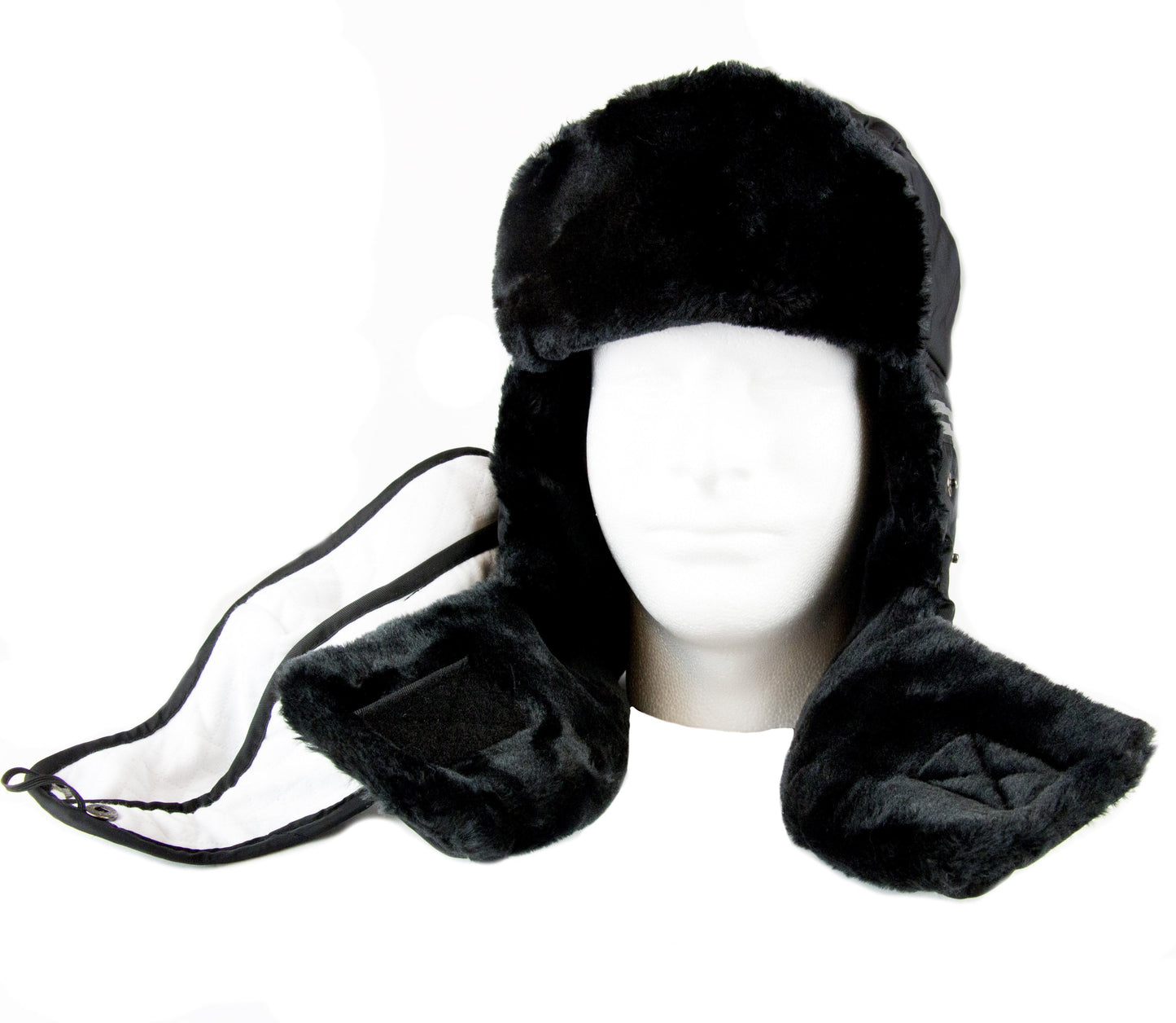 Sakkas Dab Unisex Faux Fur Chin Strap Removable Face Mask Winter Cold Trooper Hat - Concordia Style Boutique