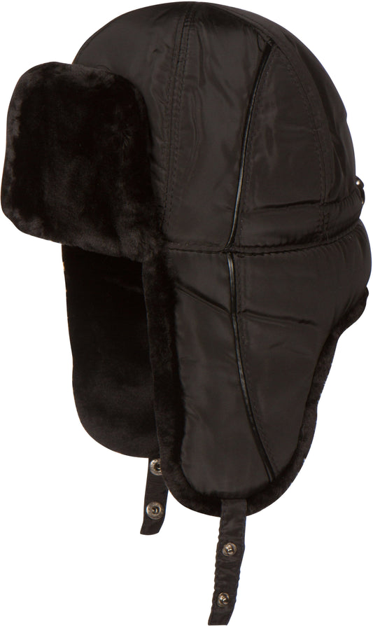 Sakkas Victor Adjustable Aviator Trapper Ushanka Hat Warm Faux Fur and Nylon - Concordia Style Boutique