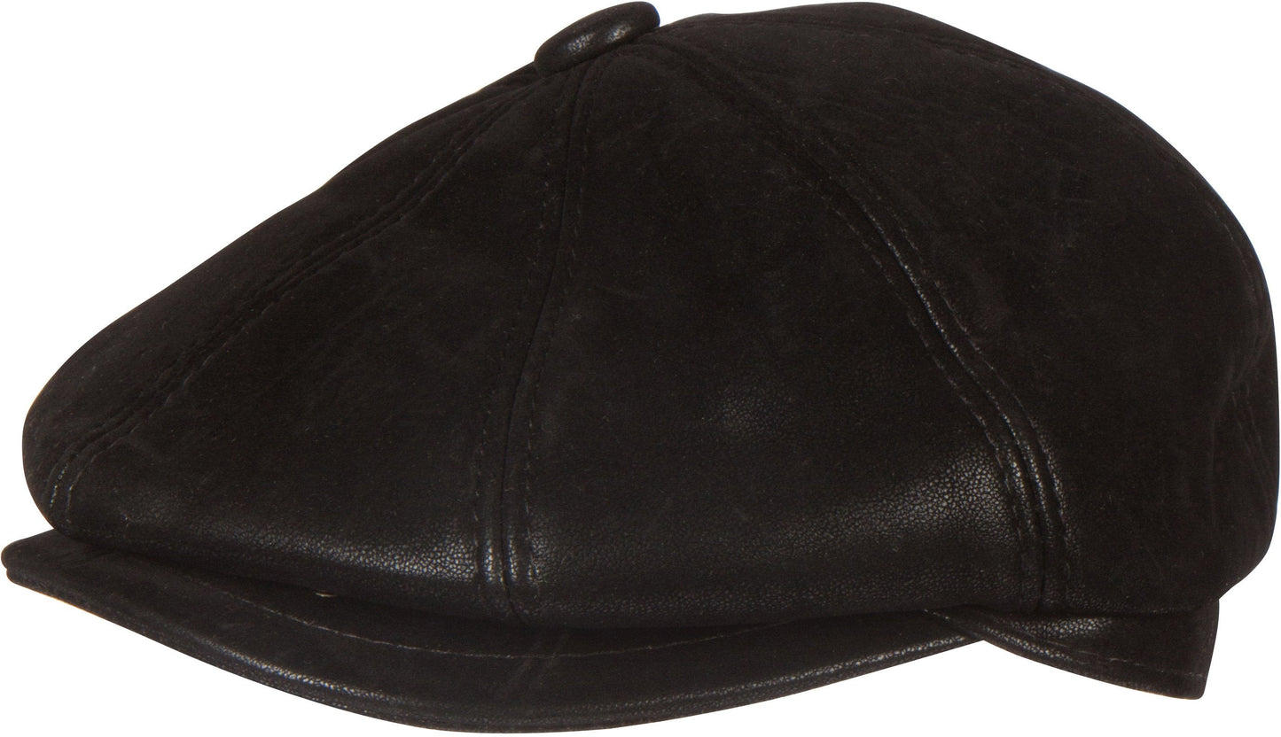 Sakkas Milo Newsboy Cabby Hat Flat Cap Embossed Matte Convertible Insulated - Concordia Style Boutique