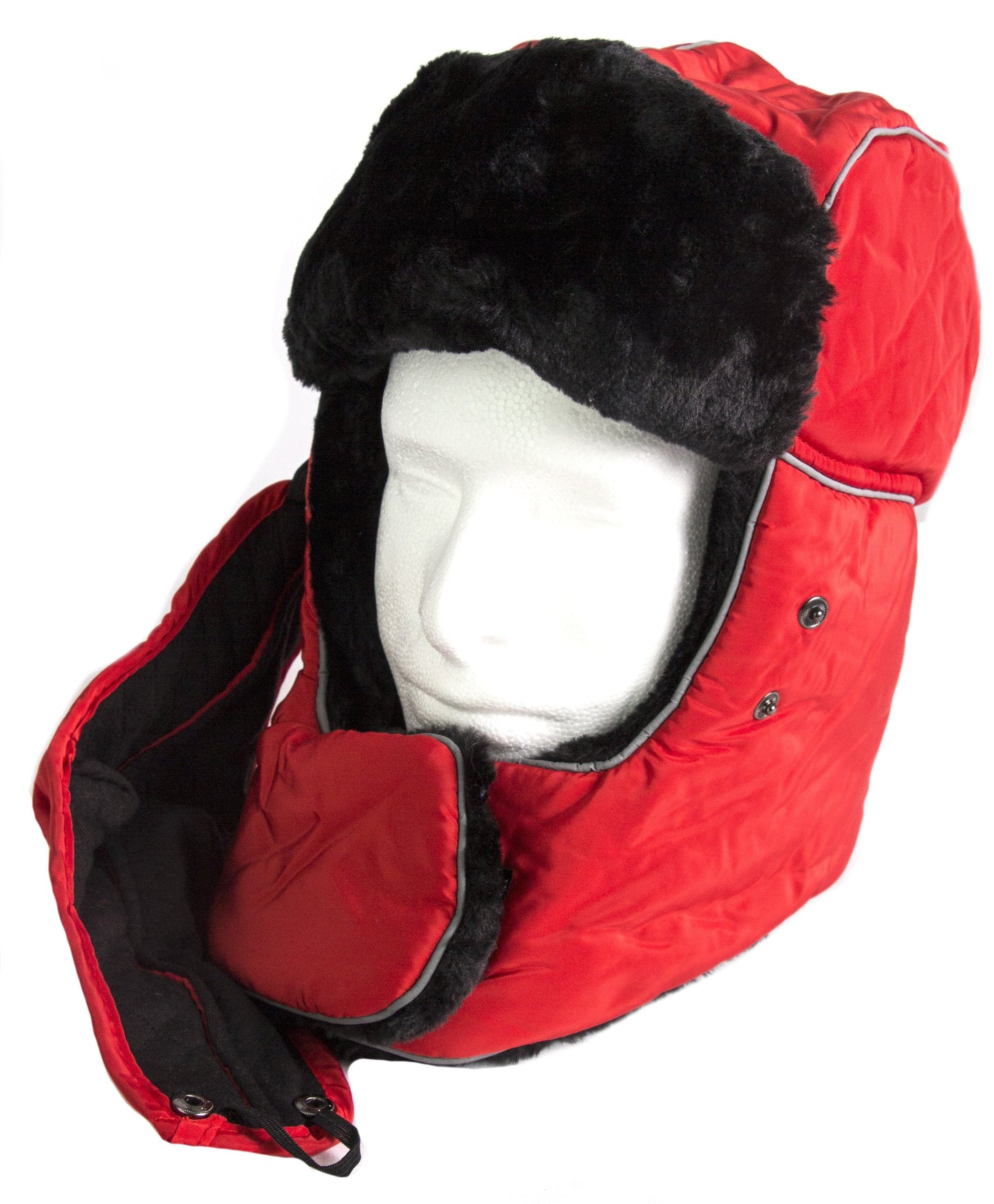 Sakkas Alex Unisex Ushanka Faux Fur Windproof Trapper Aviator Hat Removable Mask - Concordia Style Boutique