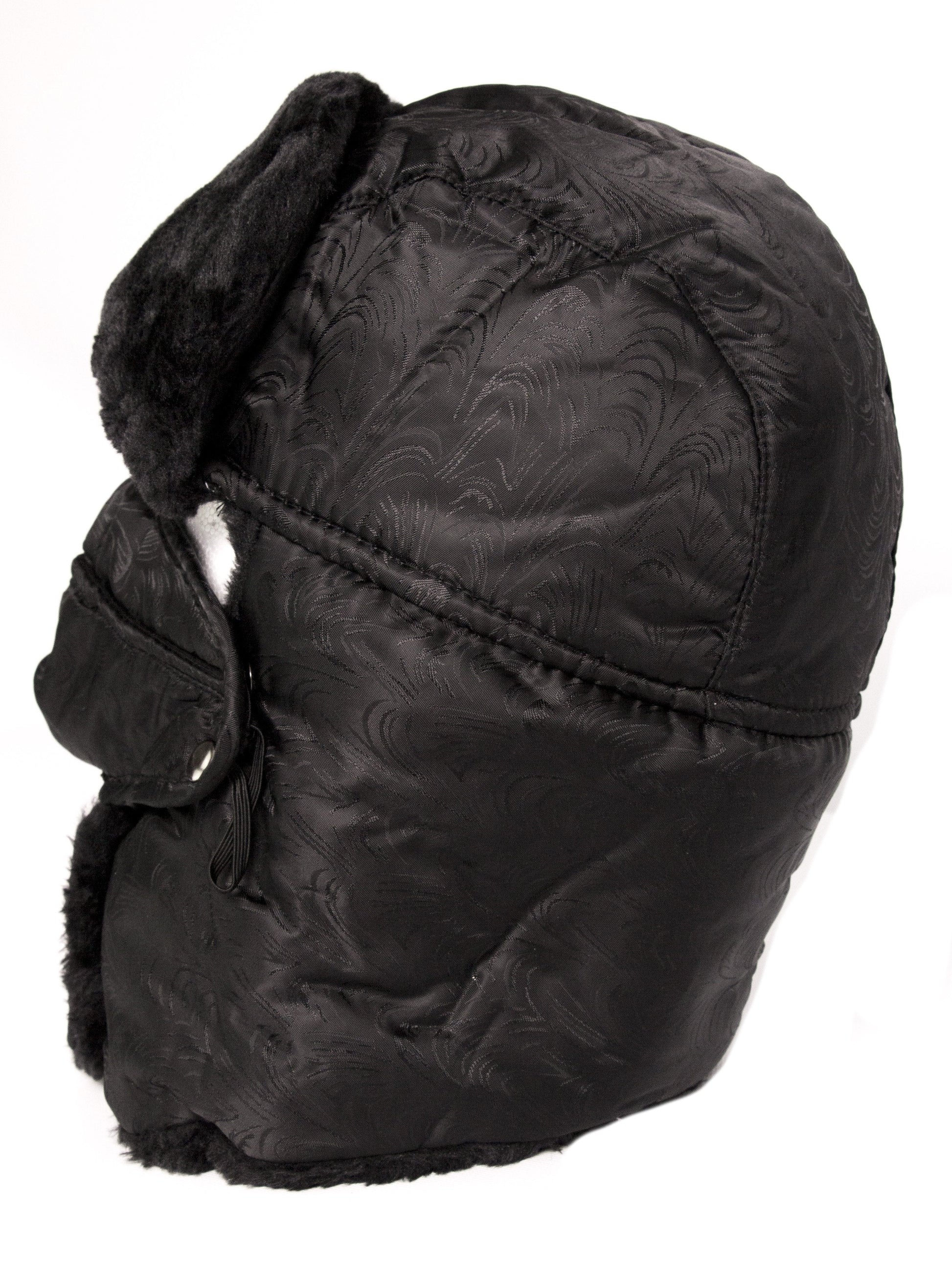 Sakkas Alex Unisex Ushanka Faux Fur Windproof Trapper Aviator Hat Removable Mask - Concordia Style Boutique