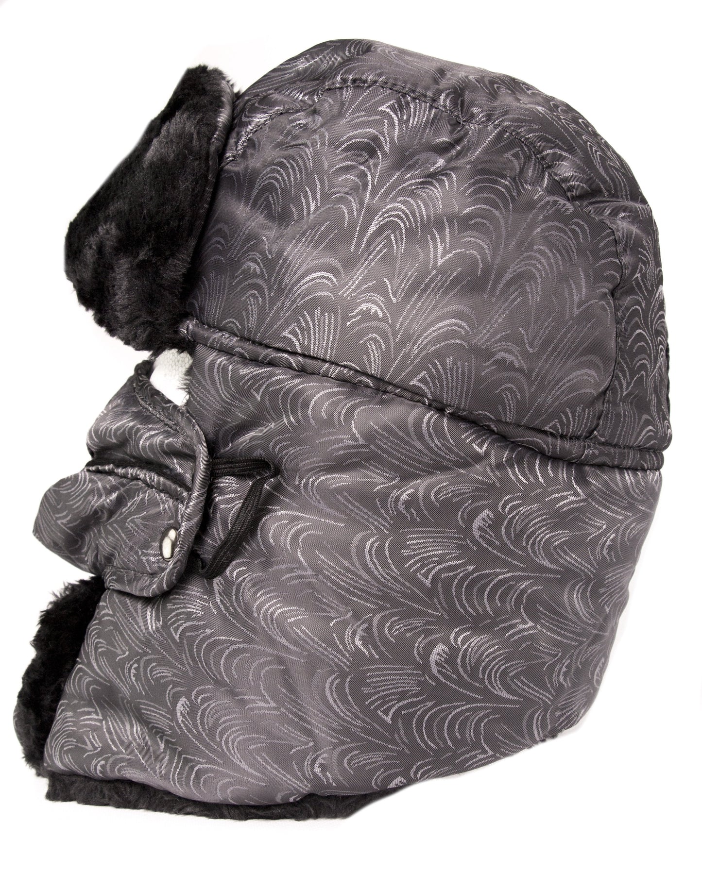 Sakkas Alex Unisex Ushanka Faux Fur Windproof Trapper Aviator Hat Removable Mask - Concordia Style Boutique