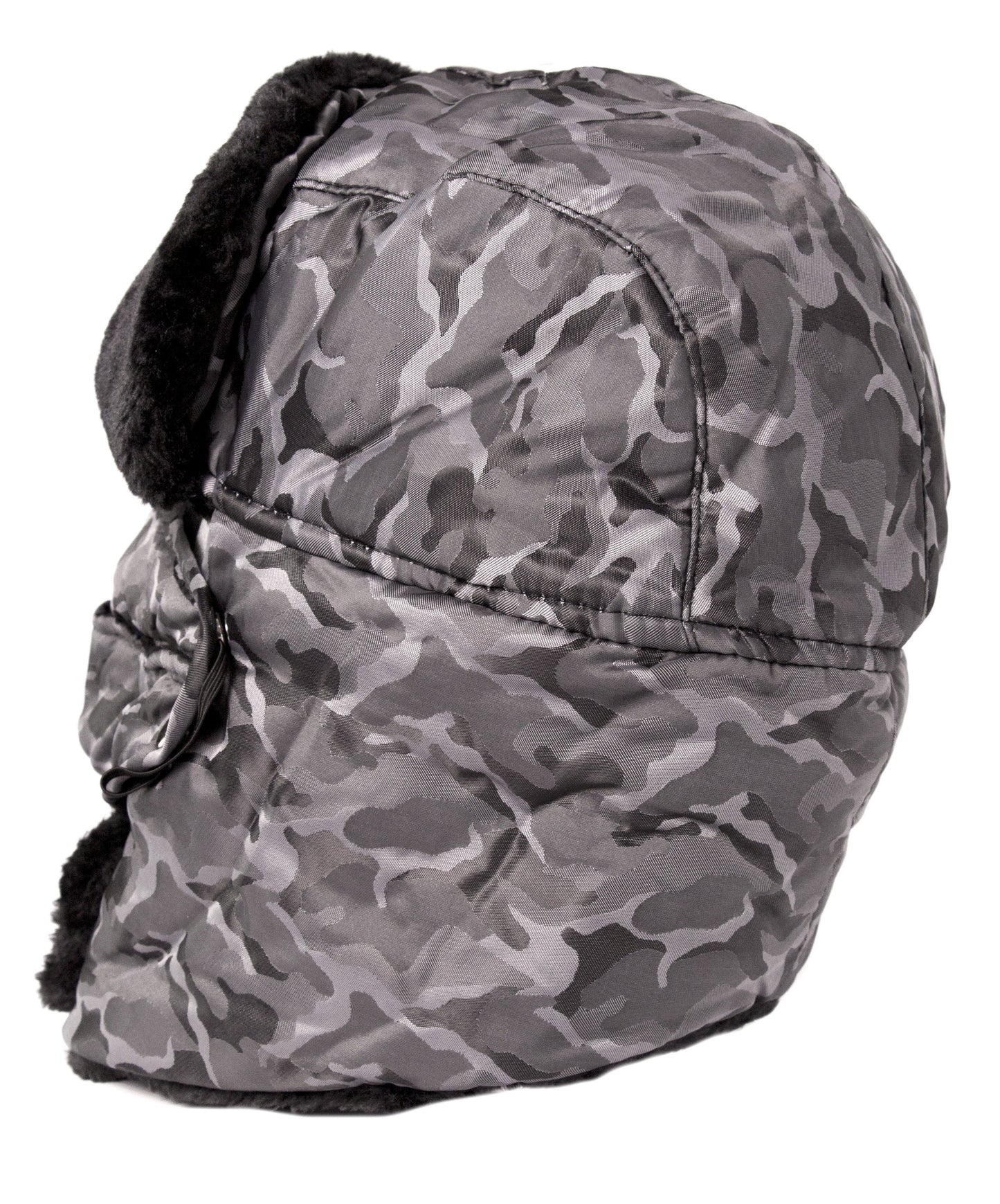 Sakkas Alex Unisex Ushanka Faux Fur Windproof Trapper Aviator Hat Removable Mask - Concordia Style Boutique