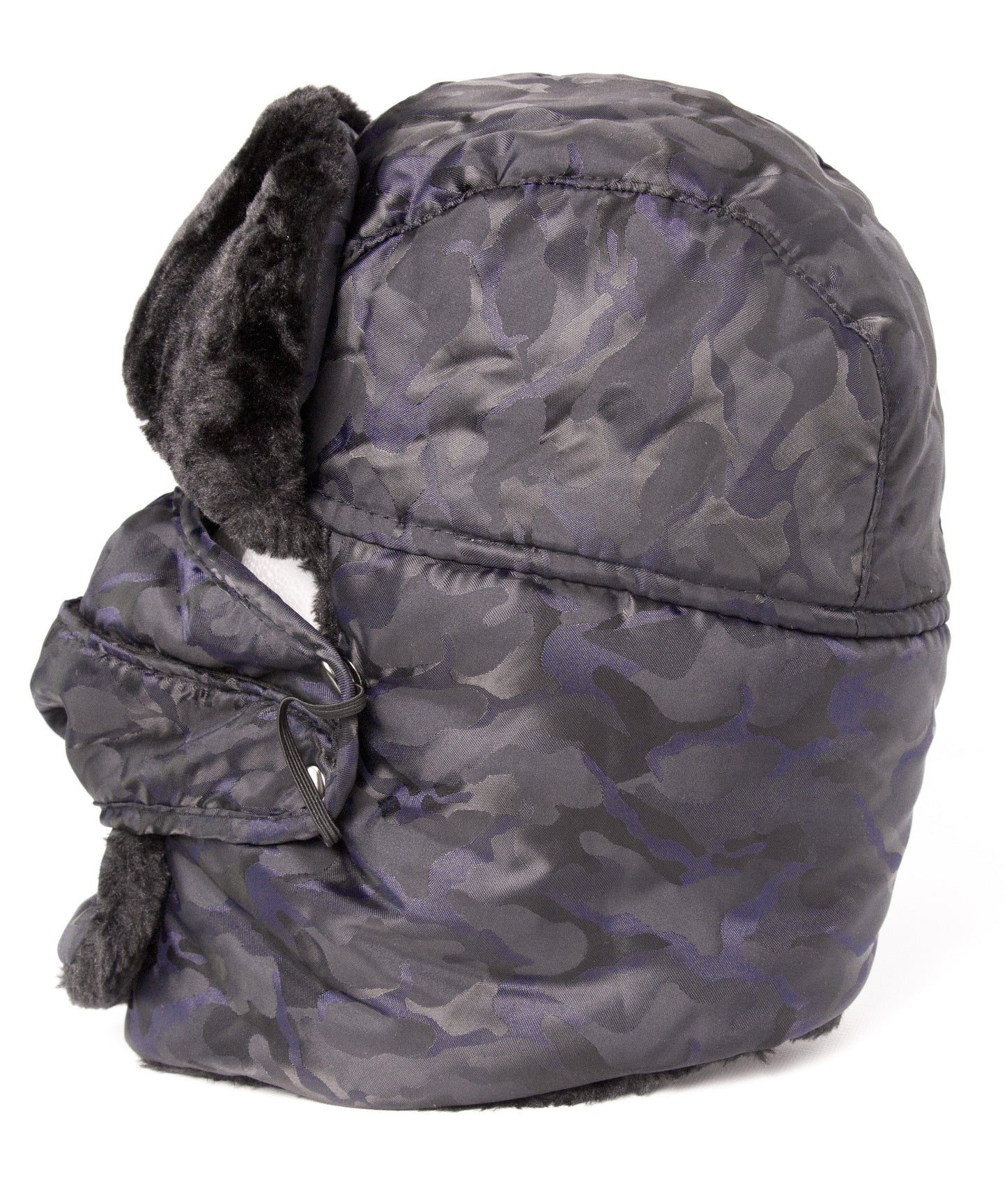 Sakkas Alex Unisex Ushanka Faux Fur Windproof Trapper Aviator Hat Removable Mask - Concordia Style Boutique