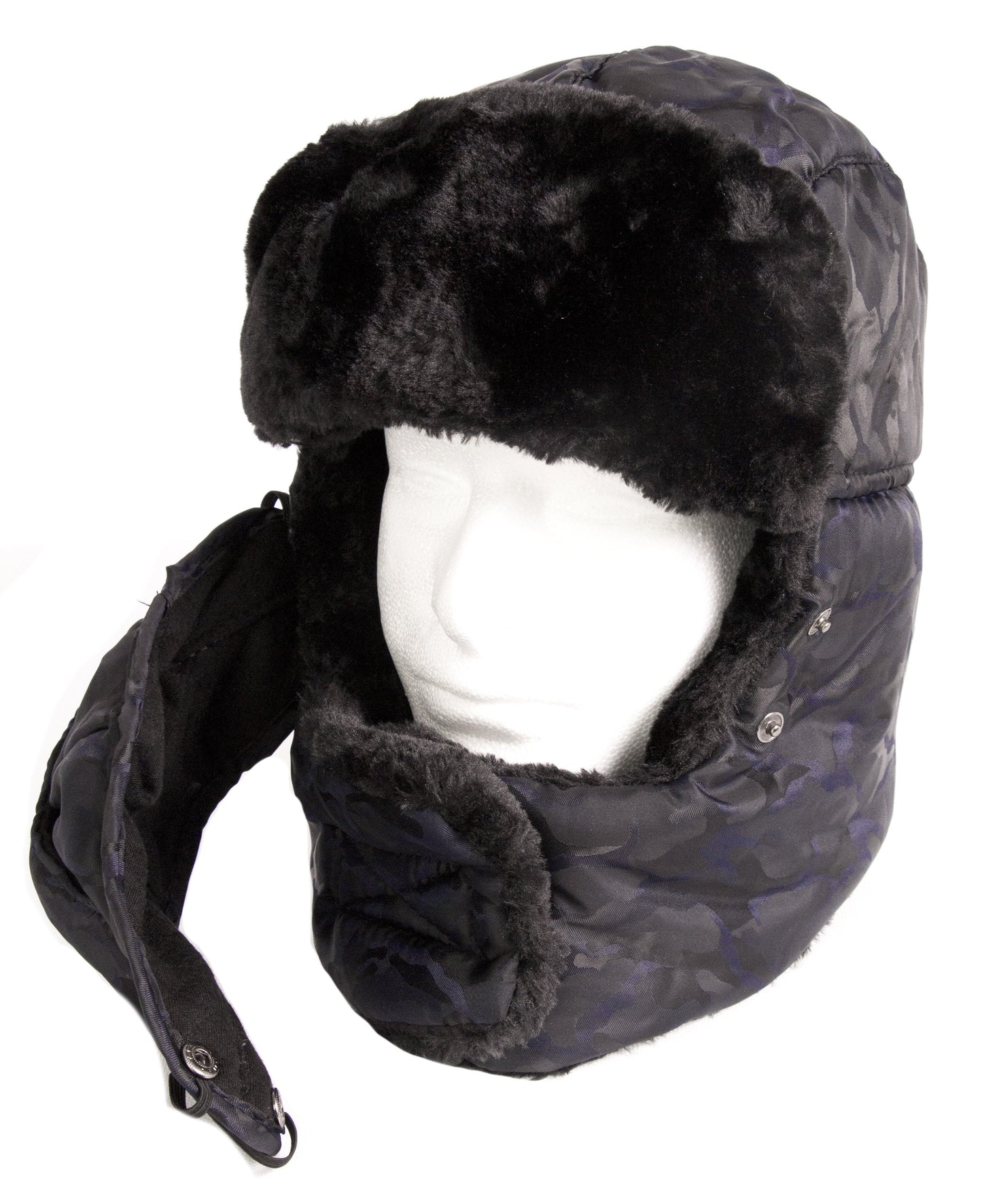 Sakkas Alex Unisex Ushanka Faux Fur Windproof Trapper Aviator Hat Removable Mask - Concordia Style Boutique