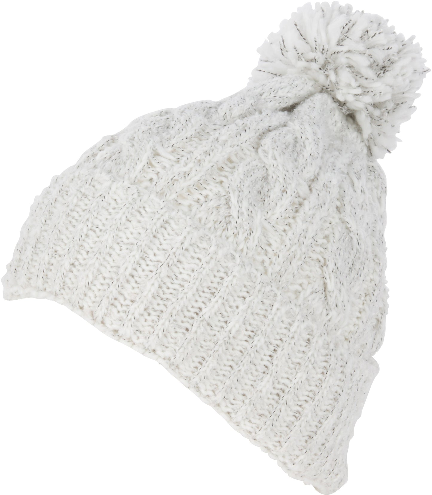 Sakkas Greer Unisex Heathered Textured Knit Pom Pom Beanie Hat - Concordia Style Boutique