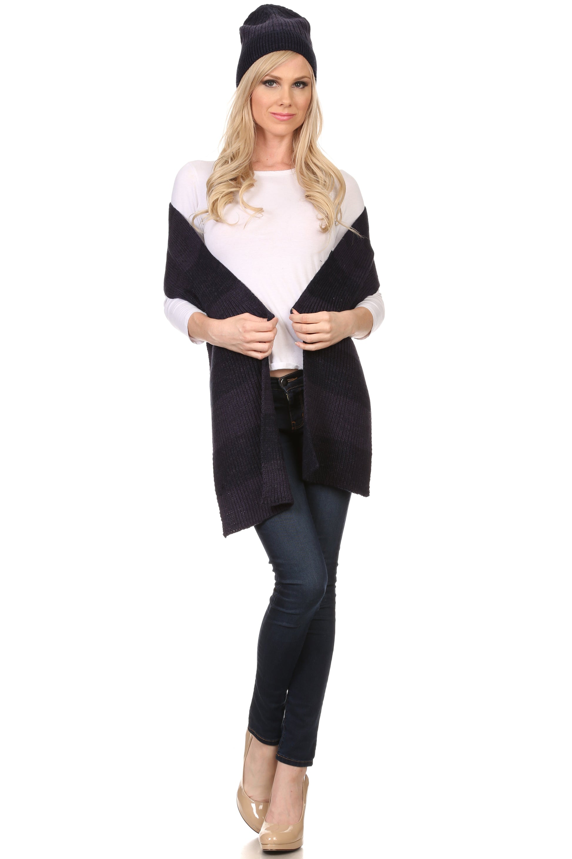 Sakkas Robin Unisex Ribbed Knit Heather Beanie Hat And Scarf Set - Concordia Style Boutique