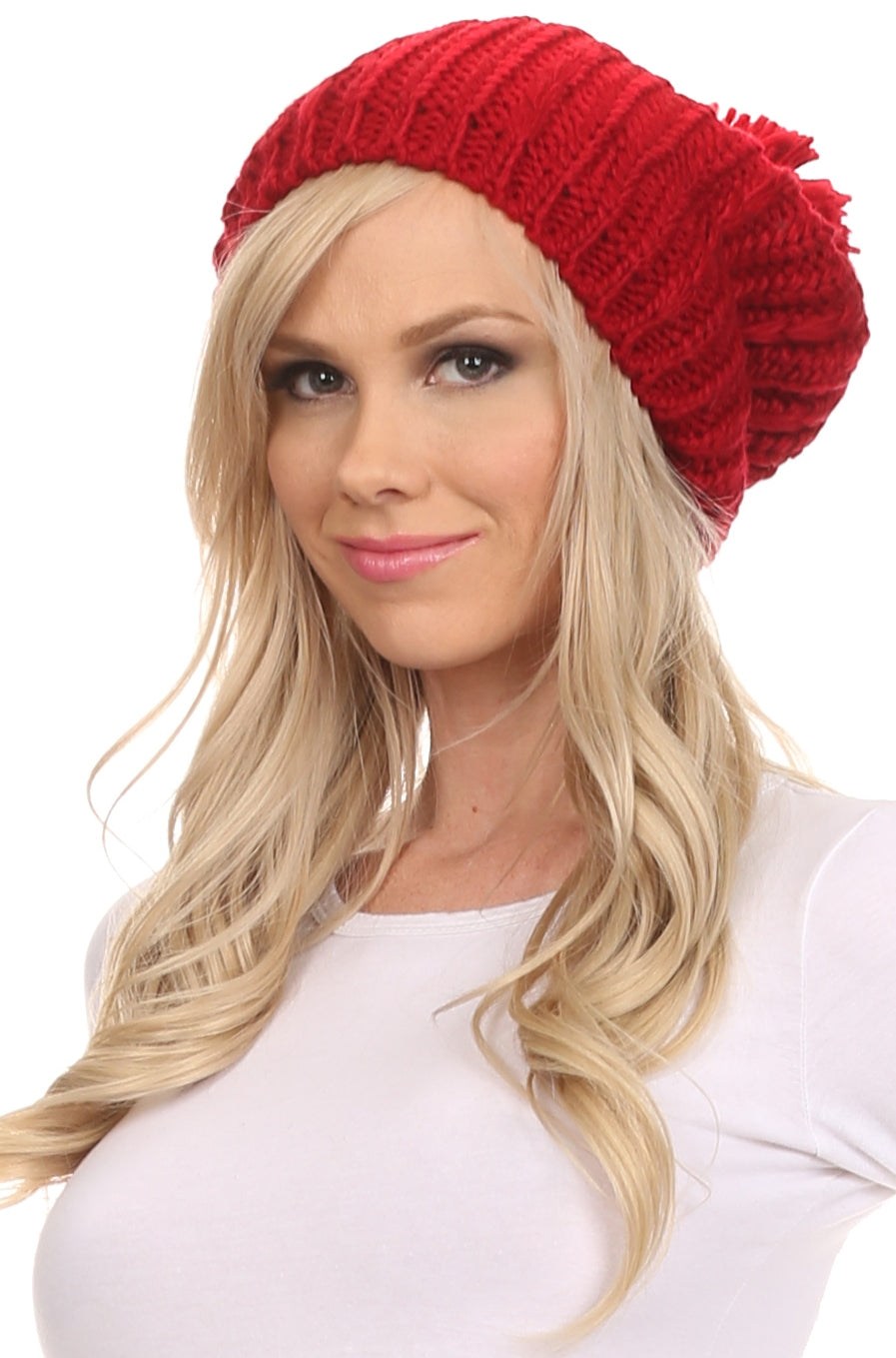 Sakkas Lax Wide Unisex Cable Knit Large Pom Pom Bobble Beanie Hat Cap - Concordia Style Boutique