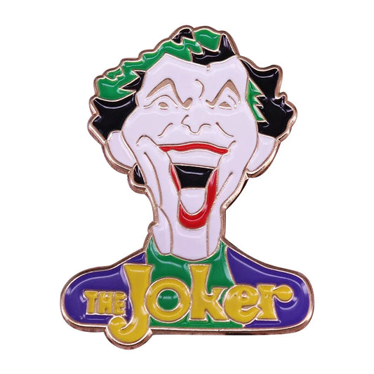 Crazy Joker Lapel Pin Animated Series Collection