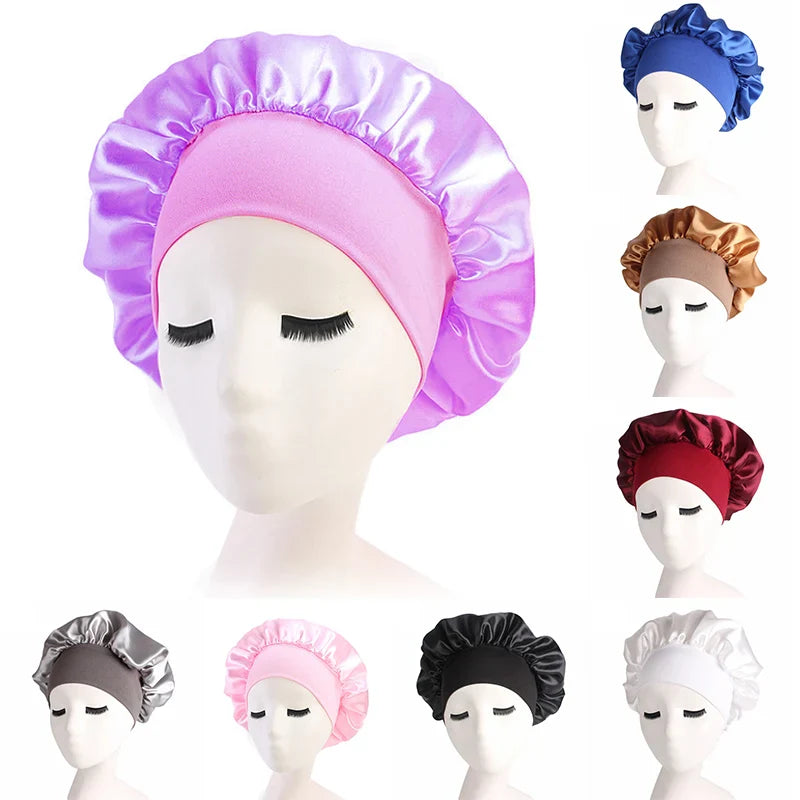 Satin Hair Bonnet / Styling Cap (1 pc)