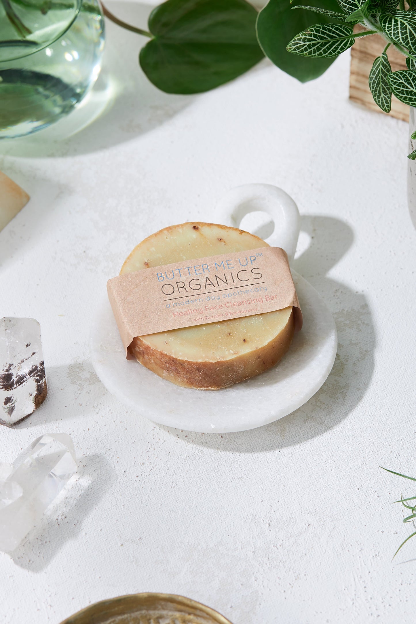 Healing Organic Facial Bar / Frankincense and Myrrh / Turmeric / Organic Face Wash / Organic Facial Cleanser / Face Cleanser / Cleansing Bar - Concordia Style Boutique