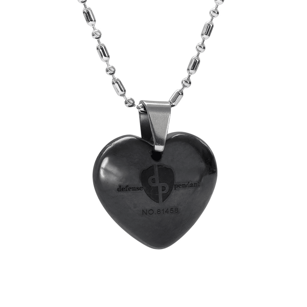 Heart EMF Defense Pendant - 100% Shungite Stone