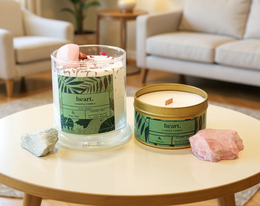 Heart Chakra Luxe Natural Coconut Wax Scented Candle
