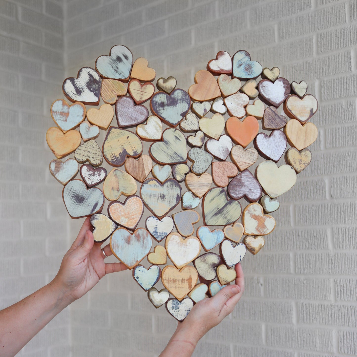 Heart of Hearts Wood Art