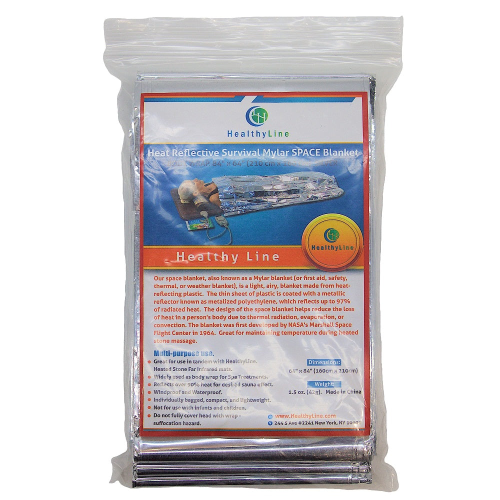 Mylar Thermal Space Blanket |  FIR Sauna Wrap