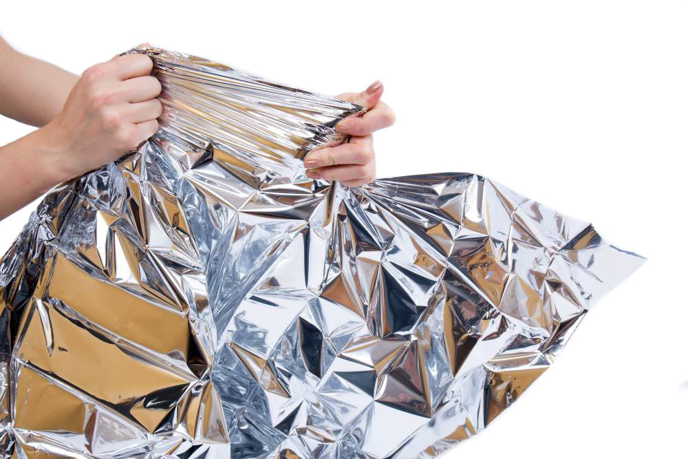Mylar Thermal Space Blanket |  FIR Sauna Wrap