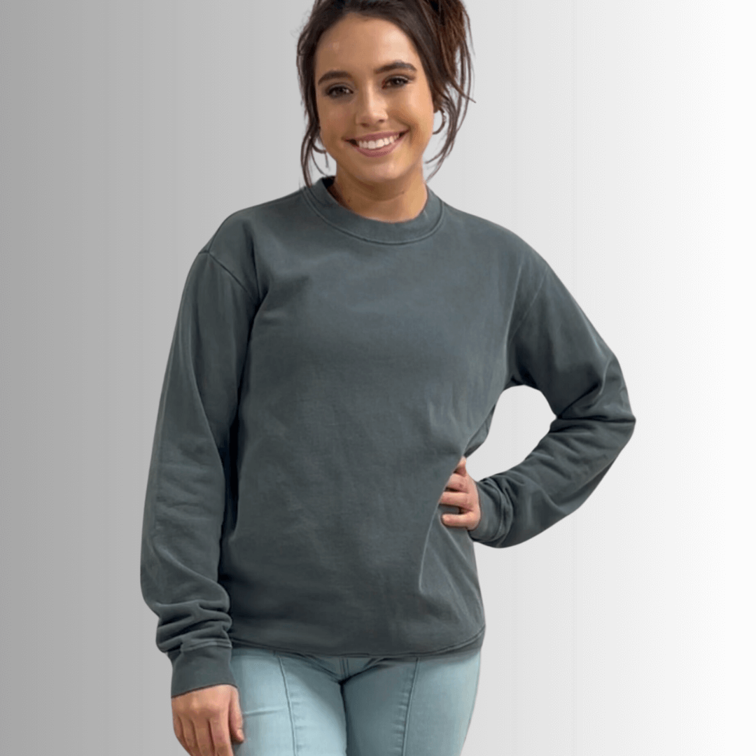 Brynlee Heavyweight Crew Neck Fleece Sweatshirt - Concordia Style Boutique