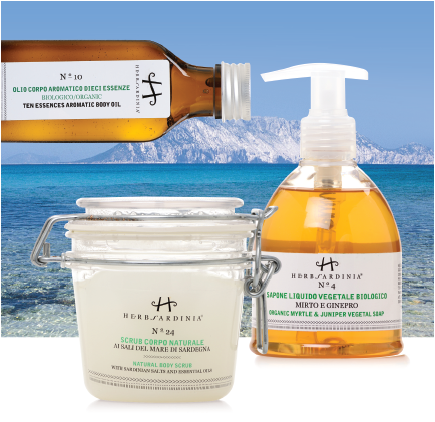 Herb Sardinia Natural Body Scrub with Sardinian Sea Salt