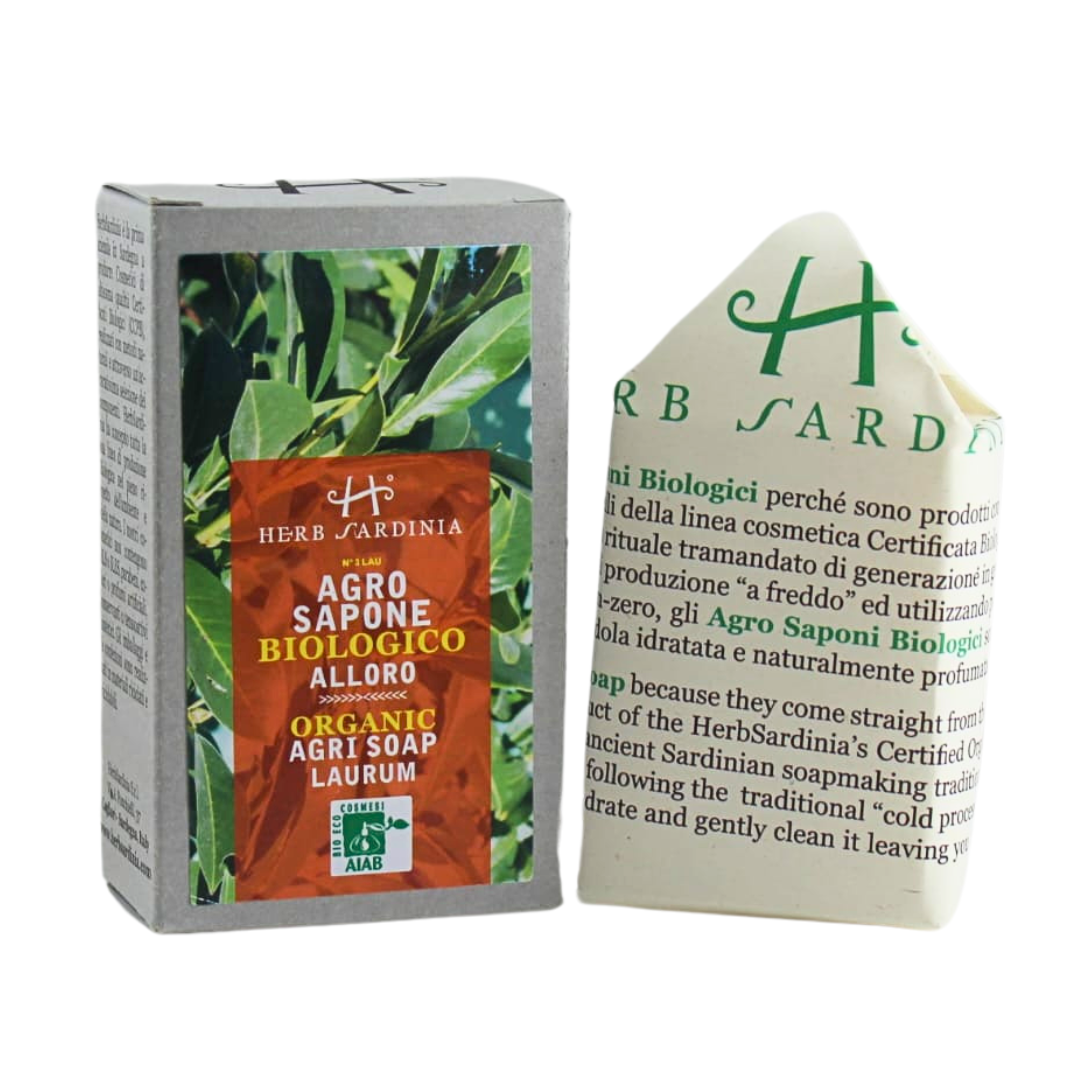 Herb Sardinia Organic Artisanal Agri-Soap Laurel