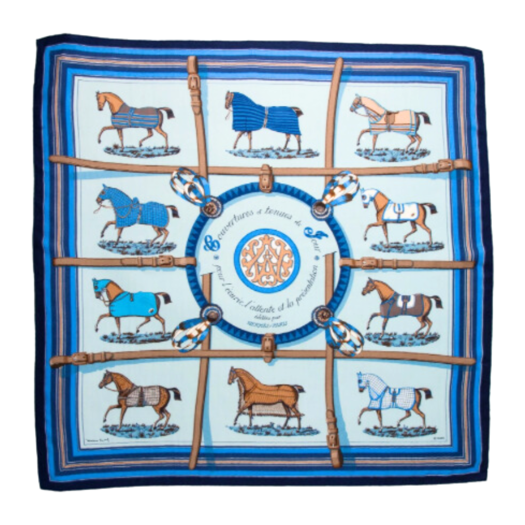 Couvertures et Tenues du Jour Vintage Cashmere & Silk Scarf Crossbody Bag