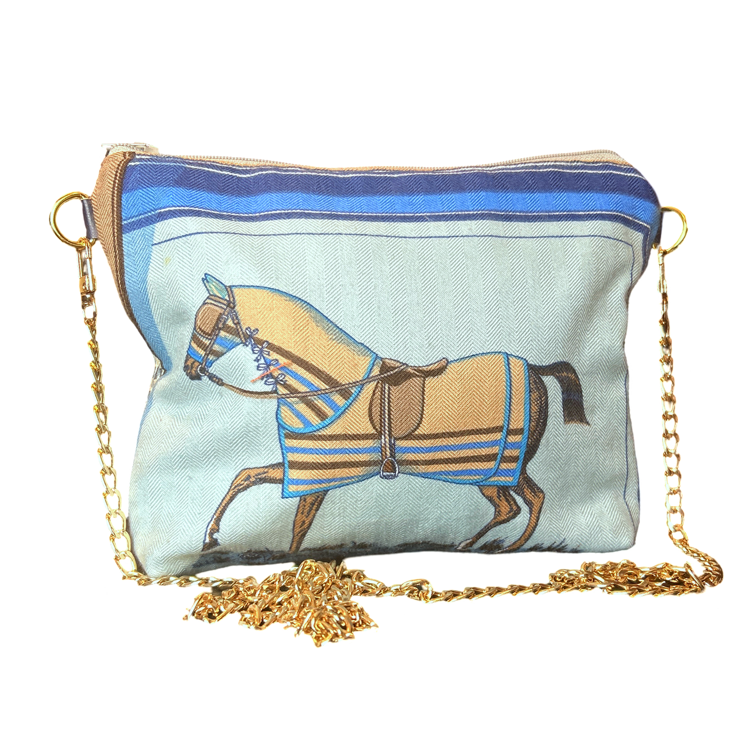 Couvertures et Tenues du Jour Vintage Cashmere & Silk Scarf Crossbody Bag