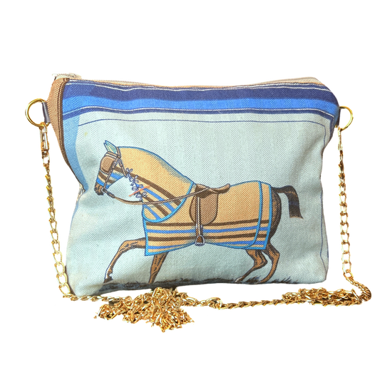 Couvertures et Tenues du Jour Vintage Cashmere & Silk Scarf Crossbody Bag