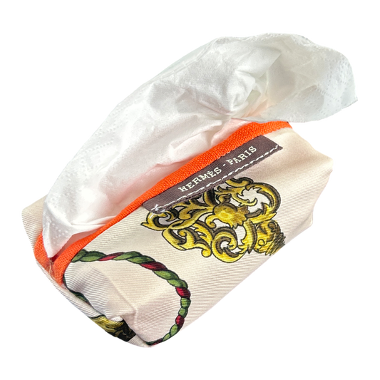 Cles Vintage Scarf Travel Tissue Pouch