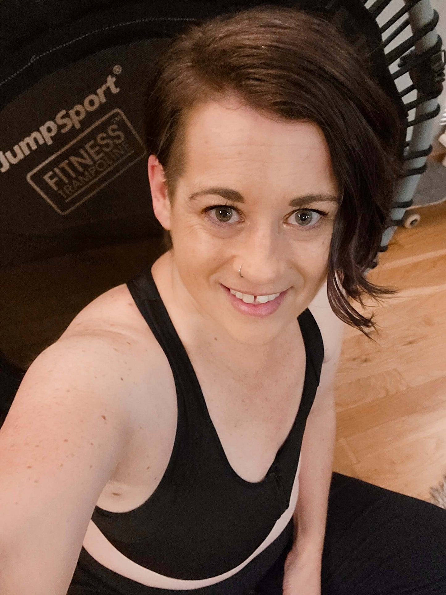 Hero Mastectomy Sports Bra With Front Closure Black