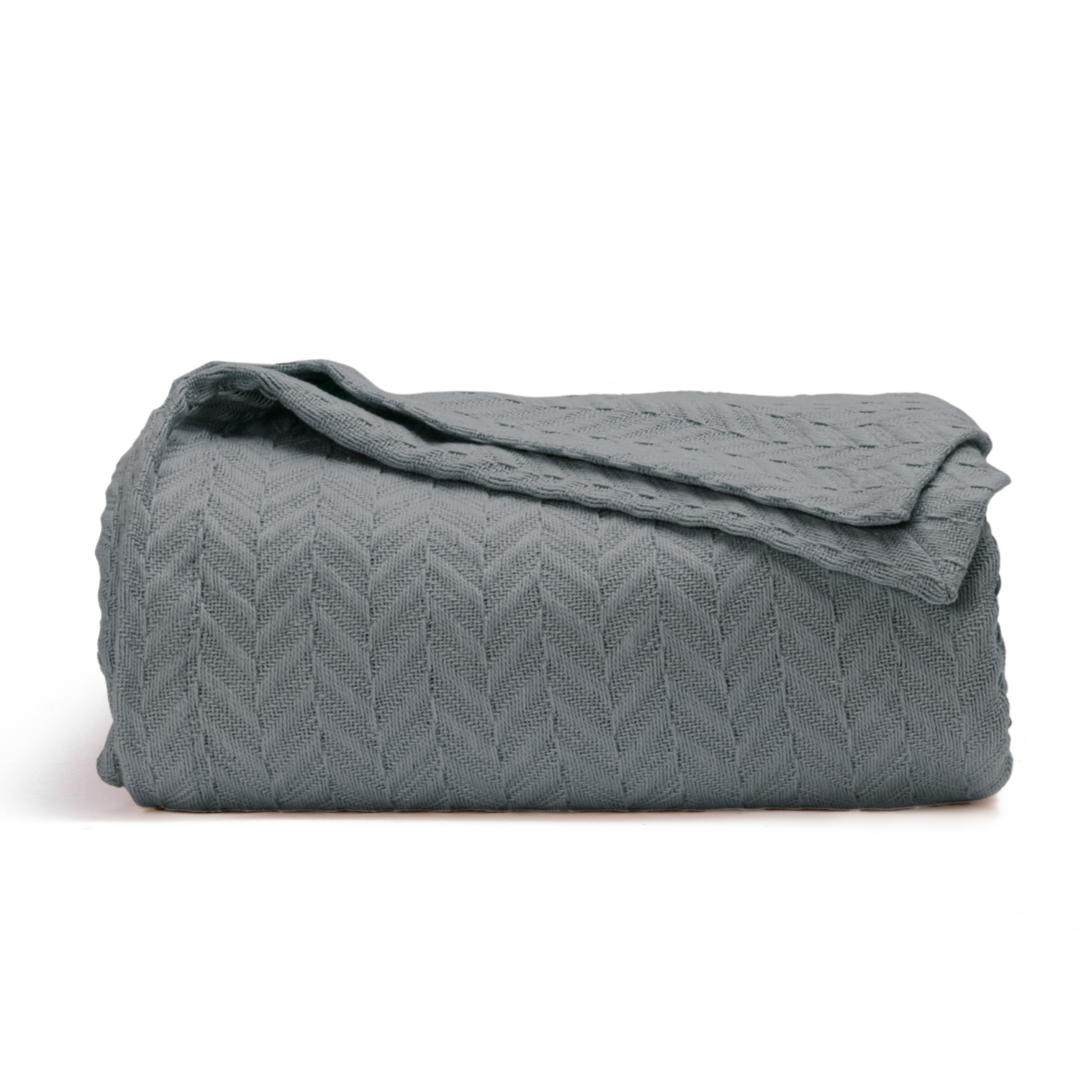 Herringbone Cotton Blanket - Concordia Style Boutique
