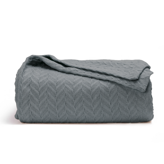 Herringbone Cotton Blanket - Concordia Style Boutique
