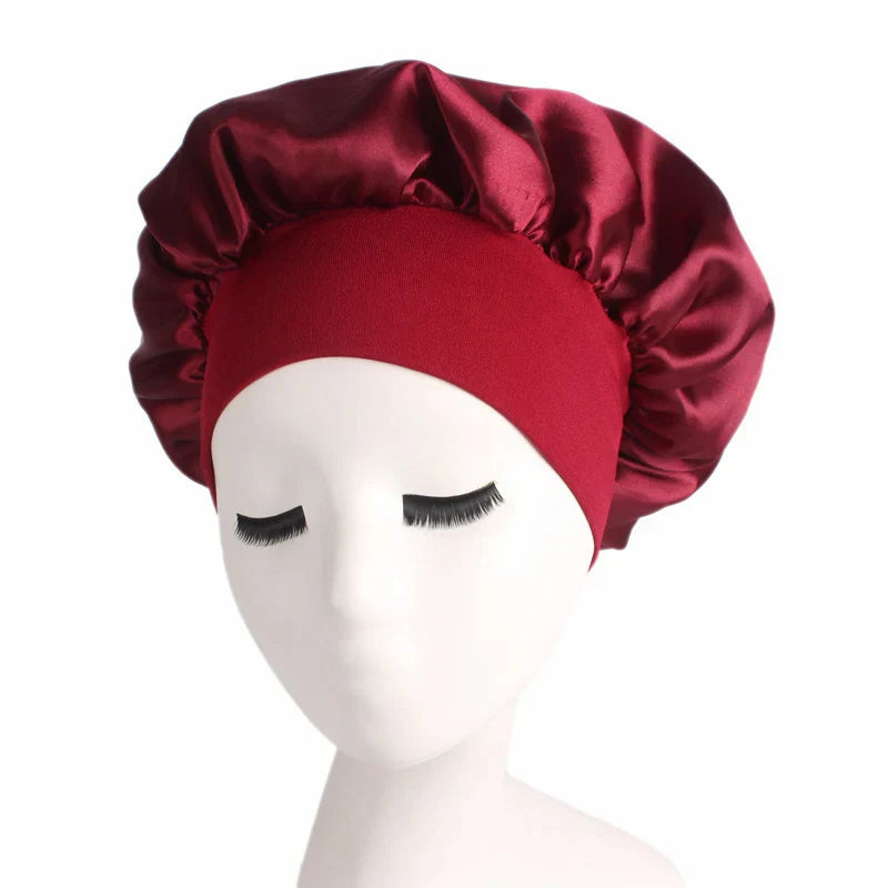 Satin Hair Bonnet / Styling Cap (1 pc)