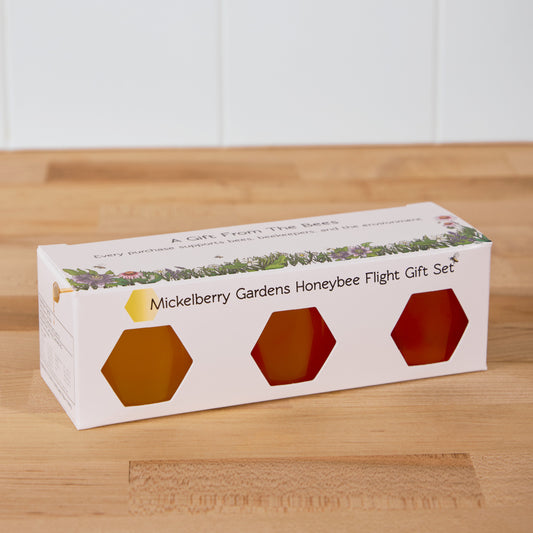 Honeybee Flight Gift Set - Premium Honey from Mickelberry Gardens - Just $21.99! Shop now at Concordia Style Boutique