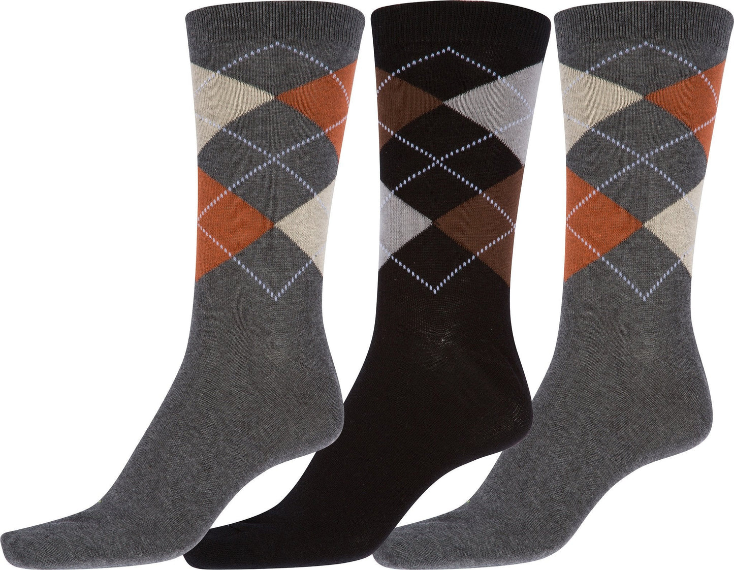Sakkas Men's Classic Patterned Dress Socks Value 6-Pack - Concordia Style Boutique