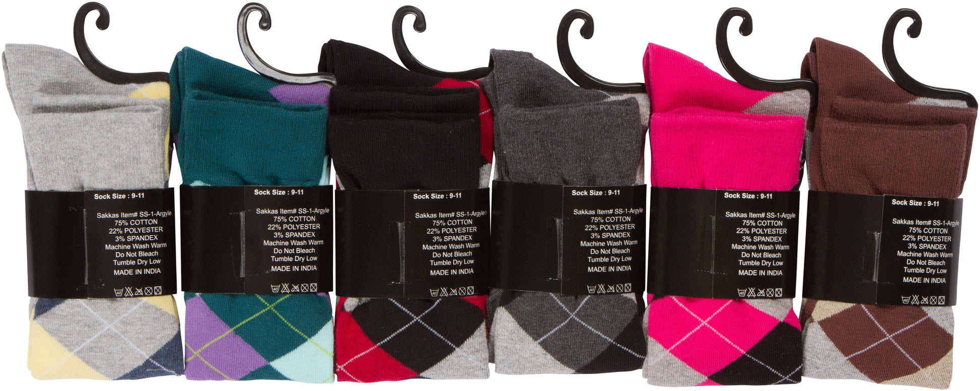 Sakkas Women's Cotton Blend Knee High Socks Assorted Pack - Concordia Style Boutique