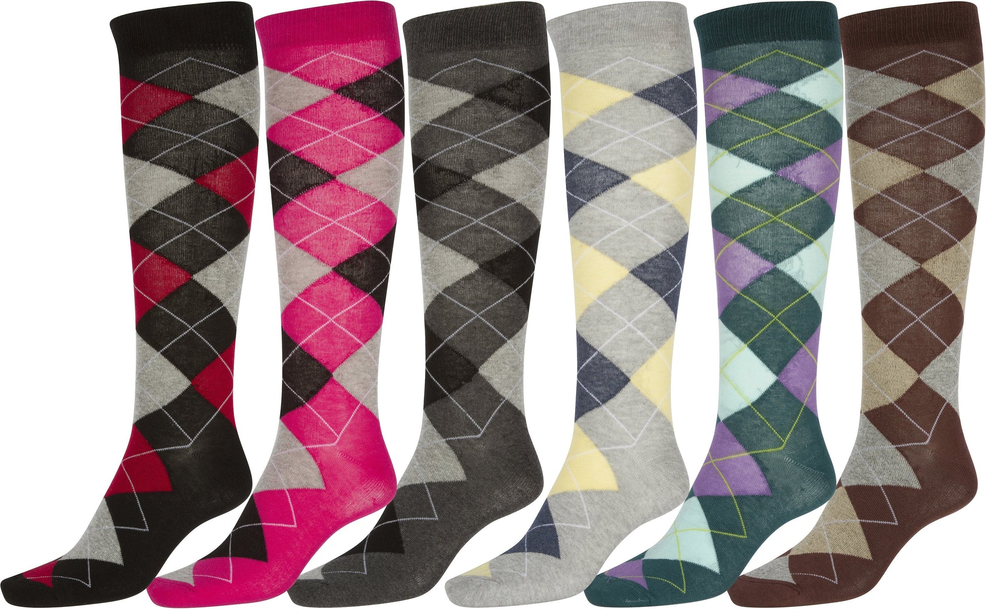 Sakkas Women's Cotton Blend Knee High Socks Assorted Pack - Concordia Style Boutique